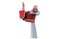 3M - Dévidoir Ruban Adhésif H180 - Pour Rouleau 50mm - Rouge - Fermeture Robuste