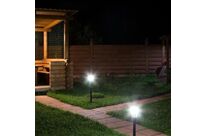 Borne de Jardin Lanterne Noire 80cm pour Ampoule E27 IP44