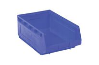 Manutan Expert - Lot de 12 Bacs à Bec Kangourou Bleu 30L - Plastique Haute Densité - Organiser et Gérer votre Entrepôt