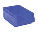Manutan Expert - Lot de 12 Bacs à Bec Kangourou Bleu 30L - Plastique Haute Densité - Organiser et Gérer votre Entrepôt