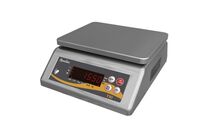 Manutan Expert - Balance industrielle tout inox 15 kg 1g IP67 - Compacte et étanche - 80h autonomie