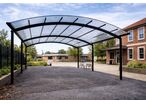 Préau scolaire aluminium sur mesure | Ovalux