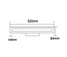 Applique Murale Salle de Bain Moderne LED 12W IP44 - Blanc Neutre 4000K - 5500K