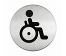 Pictogramme rond WC handicapés - DURABLE 