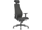 Nowy Styl - Chaise de bureau Viden Noir Ergonomique - Accoudoirs Réglables - Synchrone - Télétravail Confortable