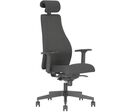 Nowy Styl - Chaise de bureau Viden Noir Ergonomique - Accoudoirs Réglables - Synchrone - Télétravail Confortable