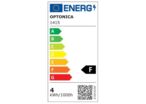 Ampoule LED E14 4W Flamme Verre Transparent Dimmable - Blanc Chaud 2300K - 3500K