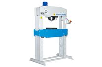 Presse hydraulique d'atelier motorisée à tête fixe à verin double effet | SD-80 HIDROGARNE