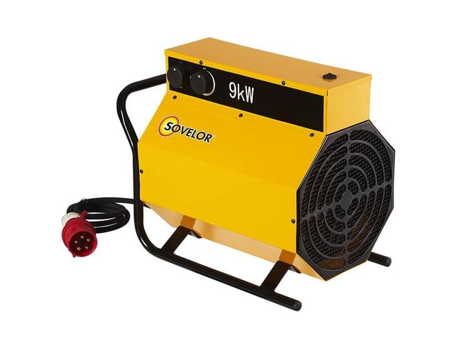 Chauffage de chantier mobile électrique triphasé - SOVELOR-DANTHERM