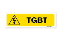 Panneau T.G.B.T - Fond jaune