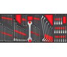 Servante d'atelier complète XXL 729 outils - 16 tiroirs - Avec 2 armoires supérieures - Modules mousse MW Tools MWE799G6AST