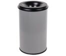 Poubelle Antifeu Manutan - 110l - Gris