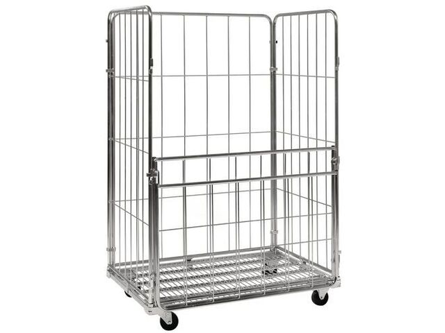 Italiana Contenitori - Roll-conteneur Maxi 4 Côtés 1200x800mm - Capacité 400kg - Éco-responsable