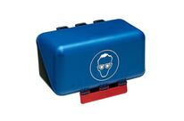 Secubox - Boîte de Rangement Mini Lunettes de Sécurité - Bleu - Format Compact - Rangement EPI