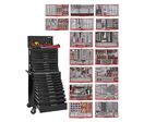 Servante d'atelier black édition 1011 pièces Mega Master set Teng Tools TCMM1011NBK