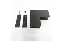 Connecteur Angle Rentrant pour Rail Magnétique en Saillie Noir + Connecteur Souple
