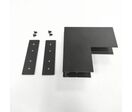 Connecteur Angle Rentrant pour Rail Magnétique en Saillie Noir + Connecteur Souple