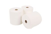 Manutan Expert - Bobine Essuie-Mains Autocut Blanche 2 Plis 150m - Éco-responsable et Recyclable