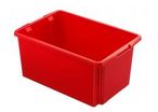 Caisse rangement grand volume rouge 51 litres
