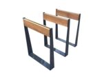 Supports en acier galvanisé pour stationnement de vélos dans les zones urbaines | WOOD CITY
