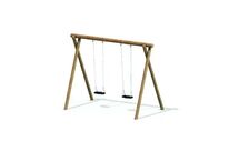 Balançoire bois Rustique - 2 enfants