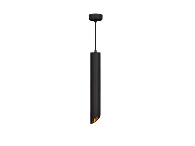 Suspension Luminaire Biseautée GU10 IP20 50cm - Noir/Or