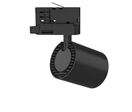Spot LED sur Rail Noir TriphasÃ© 24W 36Â° TRIAC Dimmable - Blanc Neutre 4000K - 5500K
