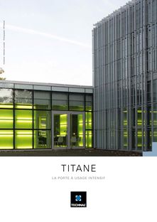 Porte aluminium TITANE TECHNAL