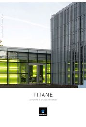 Catalogue Porte aluminium TITANE TECHNAL
