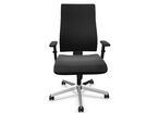 Nowy Styl - Chaise de bureau Intrata II Noir - Ergonomique, Synchrone, Renfort Lombaire, 8h d'Assise