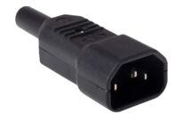Connecteur CEI Droit C14 RS PRO, Câble Mâle 250V 10A