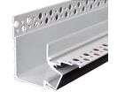 Profilé Aluminium Encastrable 2M pour Faux Plafond Éclairage Indirect
