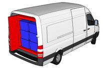 Conteneur isotherme amovible ATP - transport de produits frais /surgelés en véhicule utilitaire