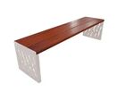 Banquette Venise acier et bois