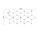 Kit 16 LED 294W - Forme Étoile - Blanc Froid 6000K - 8000K