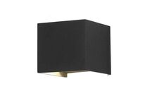 Applique Murale Design LED 12W IP54 Carré - Blanc Neutre 4000K - 5500K / Noir
