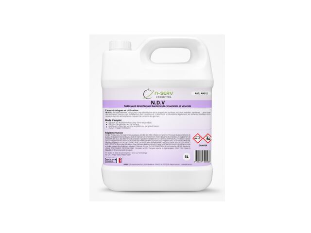 Biocide désinfectant multi-surfaces | N.D.V