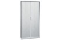 Manutan Expert - Armoire Métal Haute Orel - 100x195cm Gris/Argent - 4 Tablettes 45kg - Fermeture à Clé - Livrée Montée