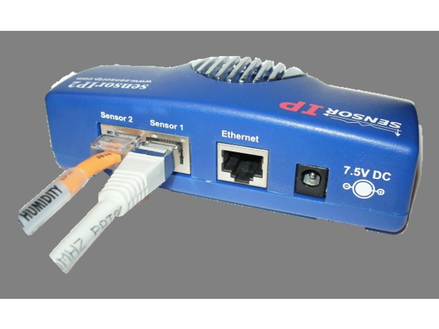 Centrale Ethernet SNMP en contacts sec pour capteur alerte mail, SMS | SENSOR IP2 C/S