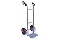 Manutan Expert - Diable Acier 200 kg - Roues Increvables Pneumatiques Ø 260 mm - Tablier 960 mm - Garantie 10 ans