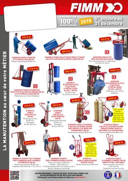 PROMOTION 100% MANUTENTION 2015 Franco de PORT