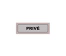 Plaque Signalétique PRIVE PVC 170x50 mm