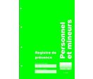 Registre de présence des mineurs et du personnel - R.ACM