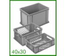 Bacs de transport et de stockage : Euronorm 400X300 STANDARD &amp; EXTRA