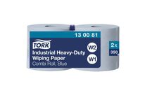Tork - Bobine d&amp;#039;essuyage industriel ADV WIPER 440 Bleue - 11900 cm - Ultra-résistante, 3 plis, Usage alimentaire