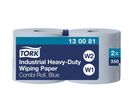 Tork - Bobine d'essuyage industriel ADV WIPER 440 Bleue - 11900 cm - Ultra-résistante, 3 plis, Usage alimentaire