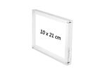 Cadre Photo Visuel 100x210 mm 2 plaques + 4 aimants