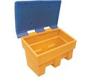EMP - Bac à sel et à sable 180L Jaune/Bleu - Robuste et Durable - Idéal Toutes Saisons