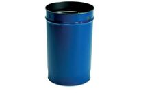 Fût En Acier Bleu Foncé Avec Couvercle - 60 L
