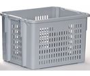 Bacs gerbables et emboîtables 620x500mm, 100L (plein ou/et ajouré)